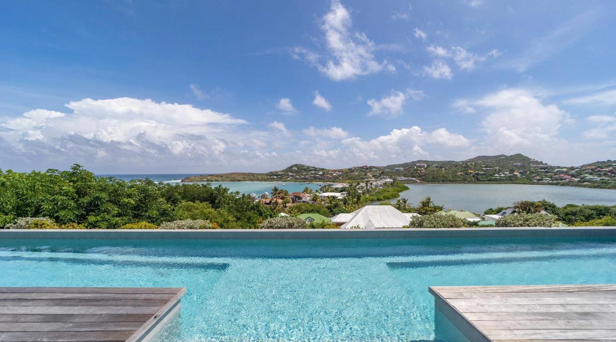 Charming Villa With Outstanding View Marigot Exterior foto