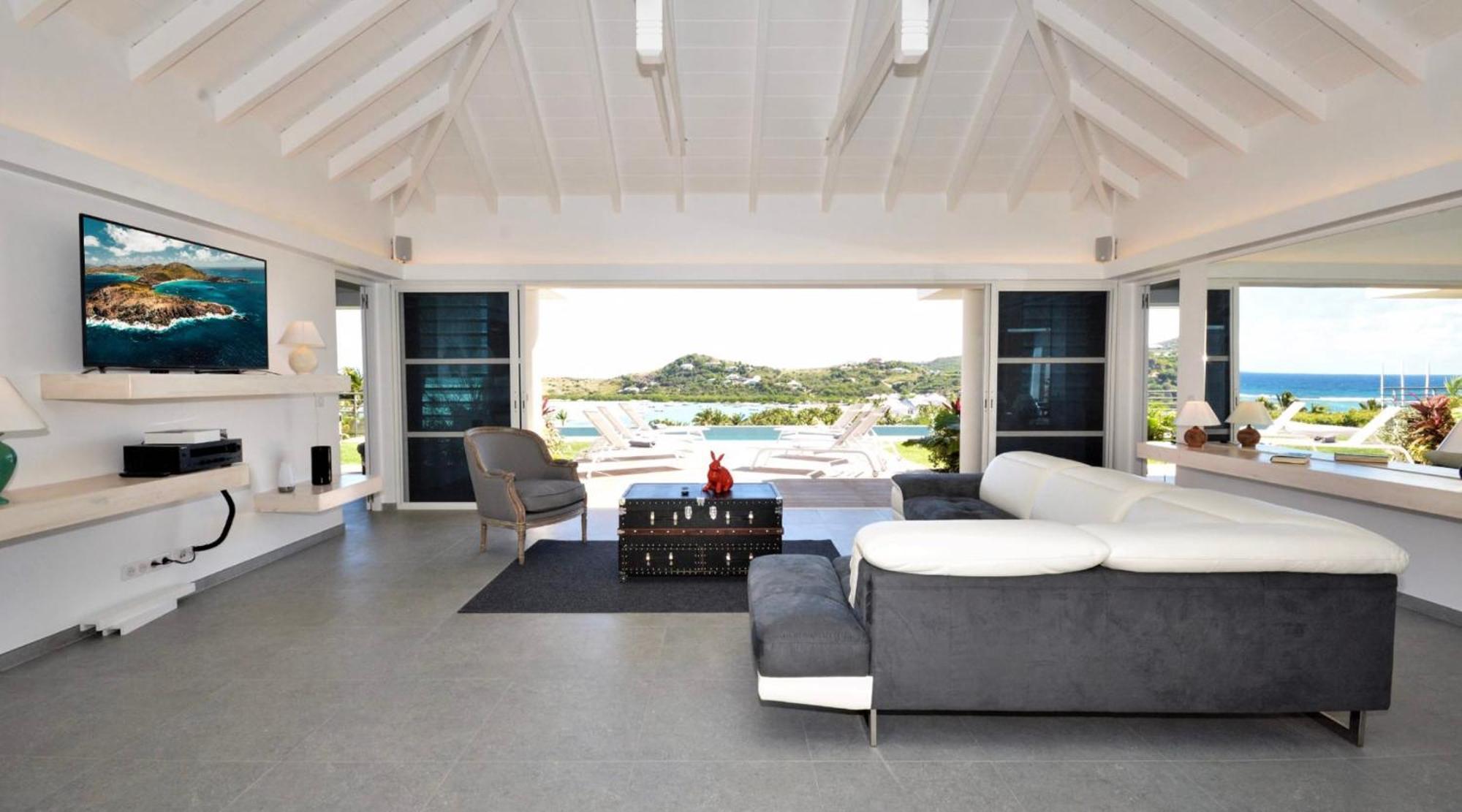 Charming Villa With Outstanding View Marigot Exterior foto