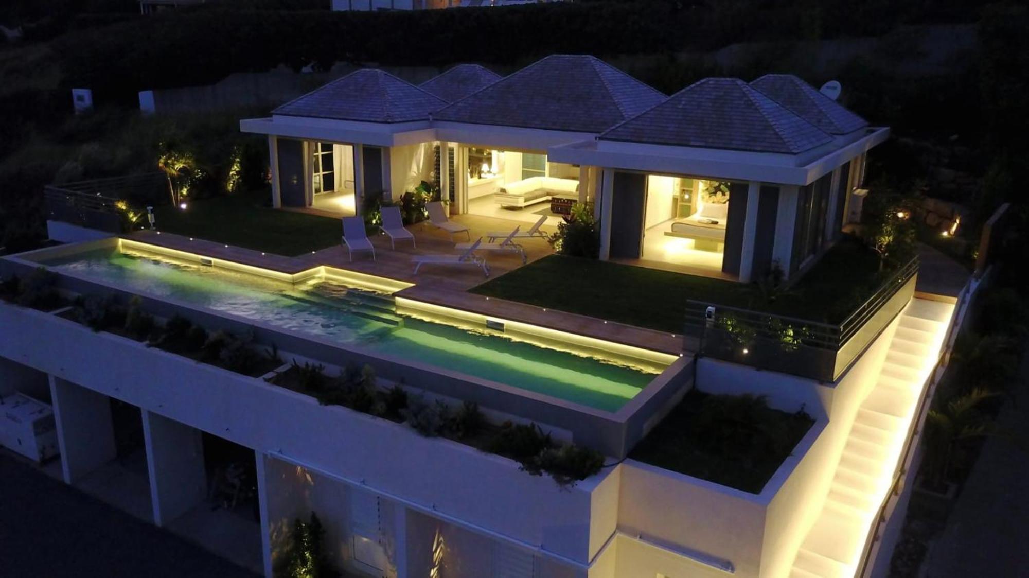 Charming Villa With Outstanding View Marigot Exterior foto