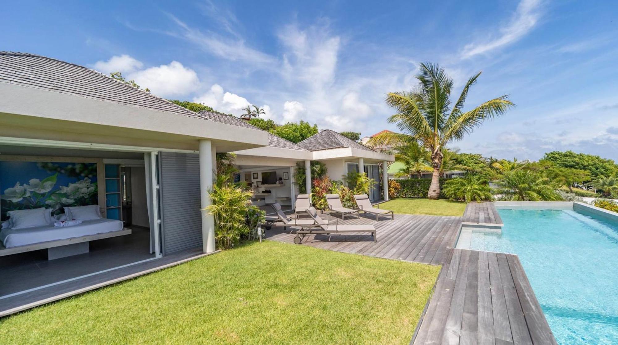 Charming Villa With Outstanding View Marigot Exterior foto