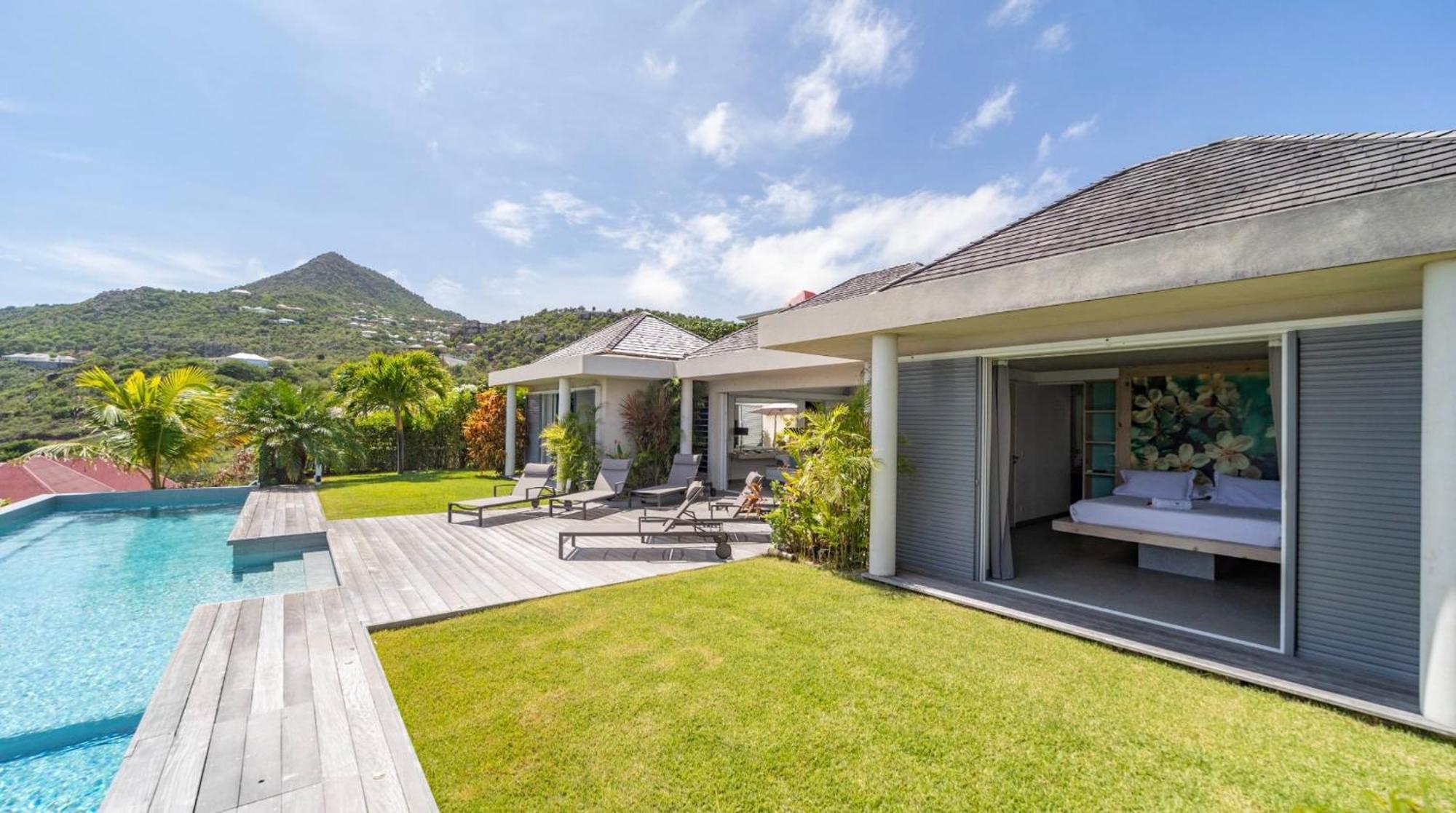 Charming Villa With Outstanding View Marigot Exterior foto
