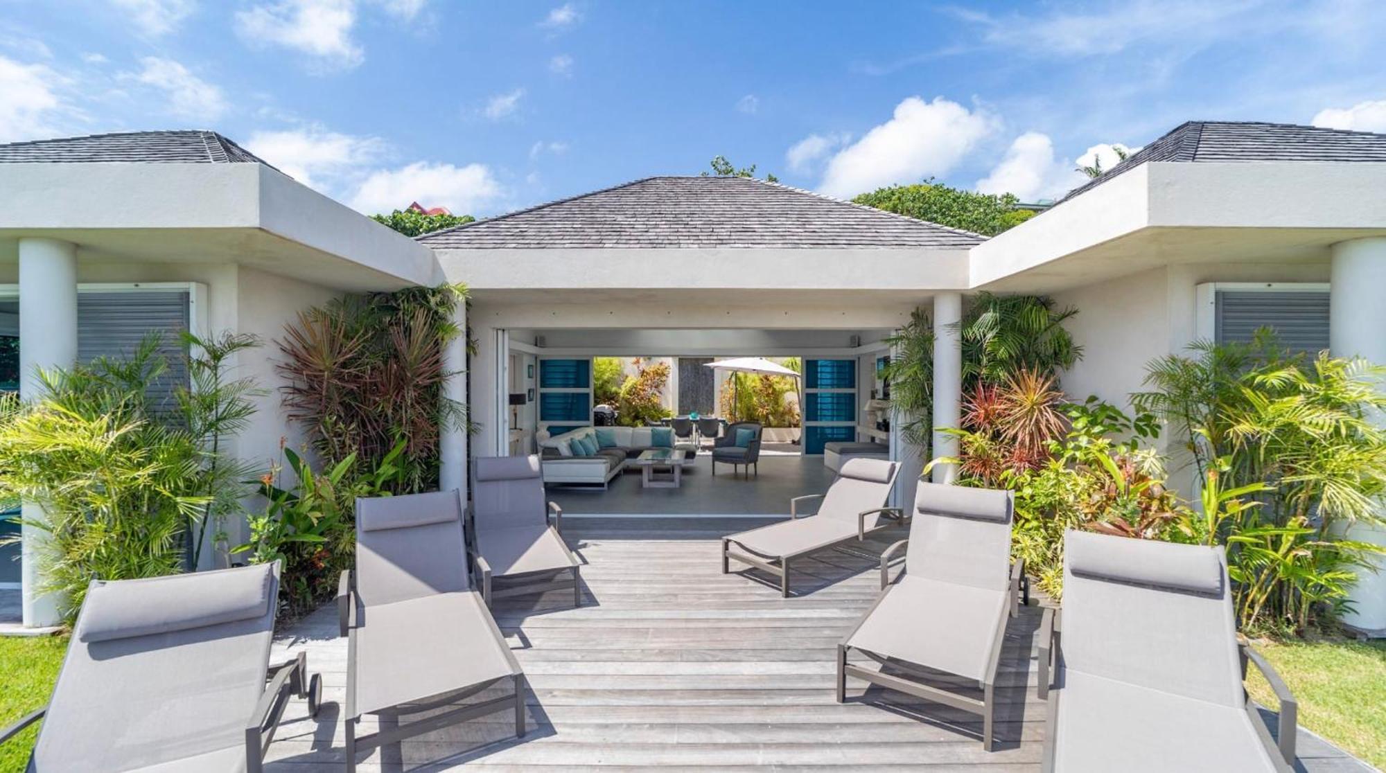 Charming Villa With Outstanding View Marigot Exterior foto