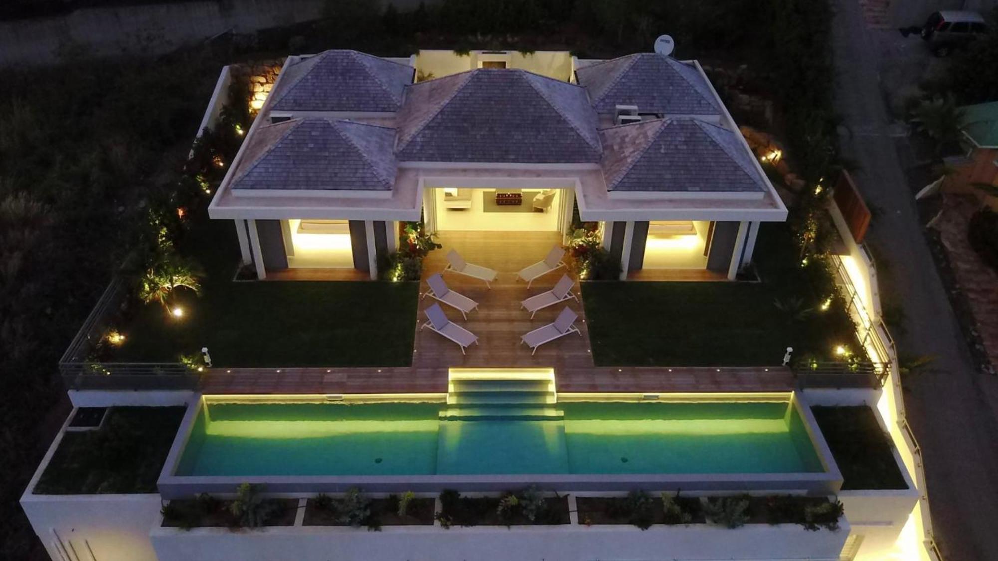 Charming Villa With Outstanding View Marigot Exterior foto