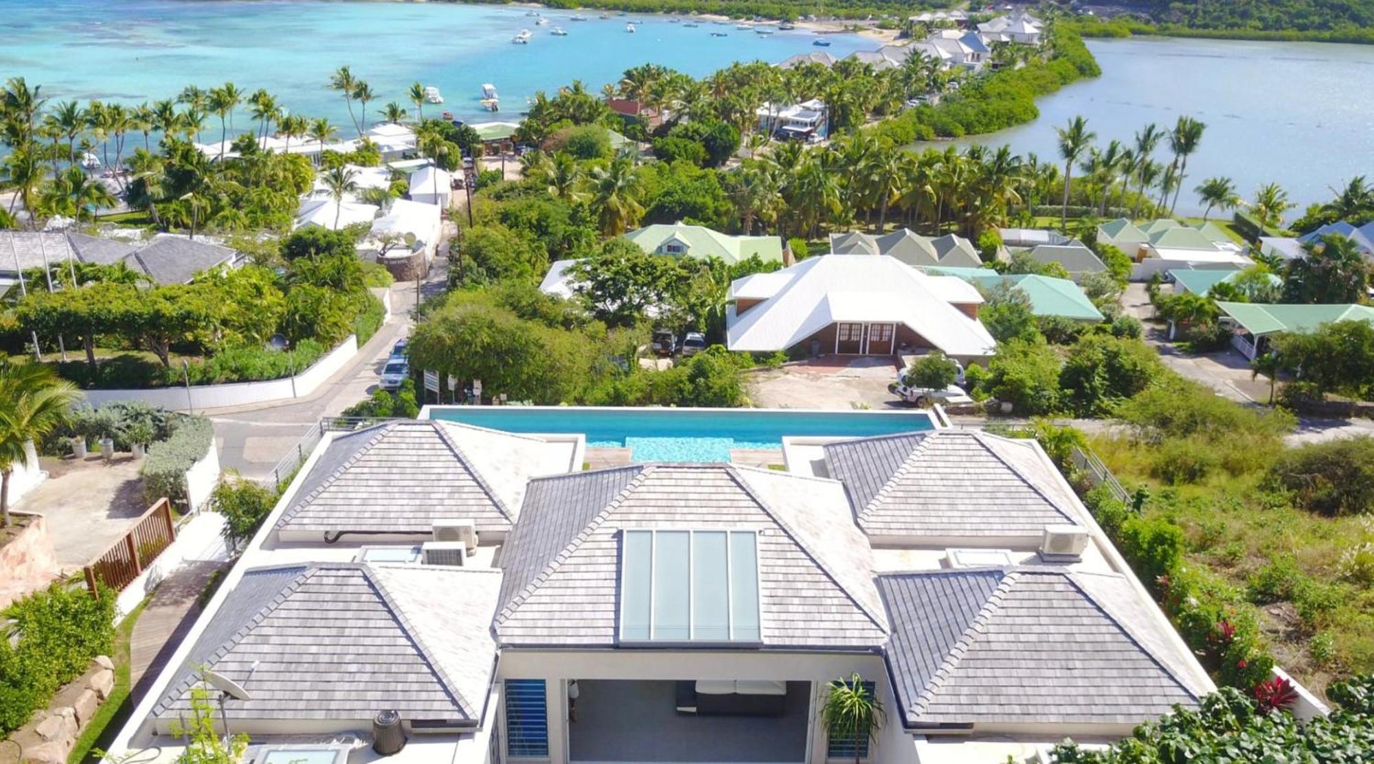 Charming Villa With Outstanding View Marigot Exterior foto