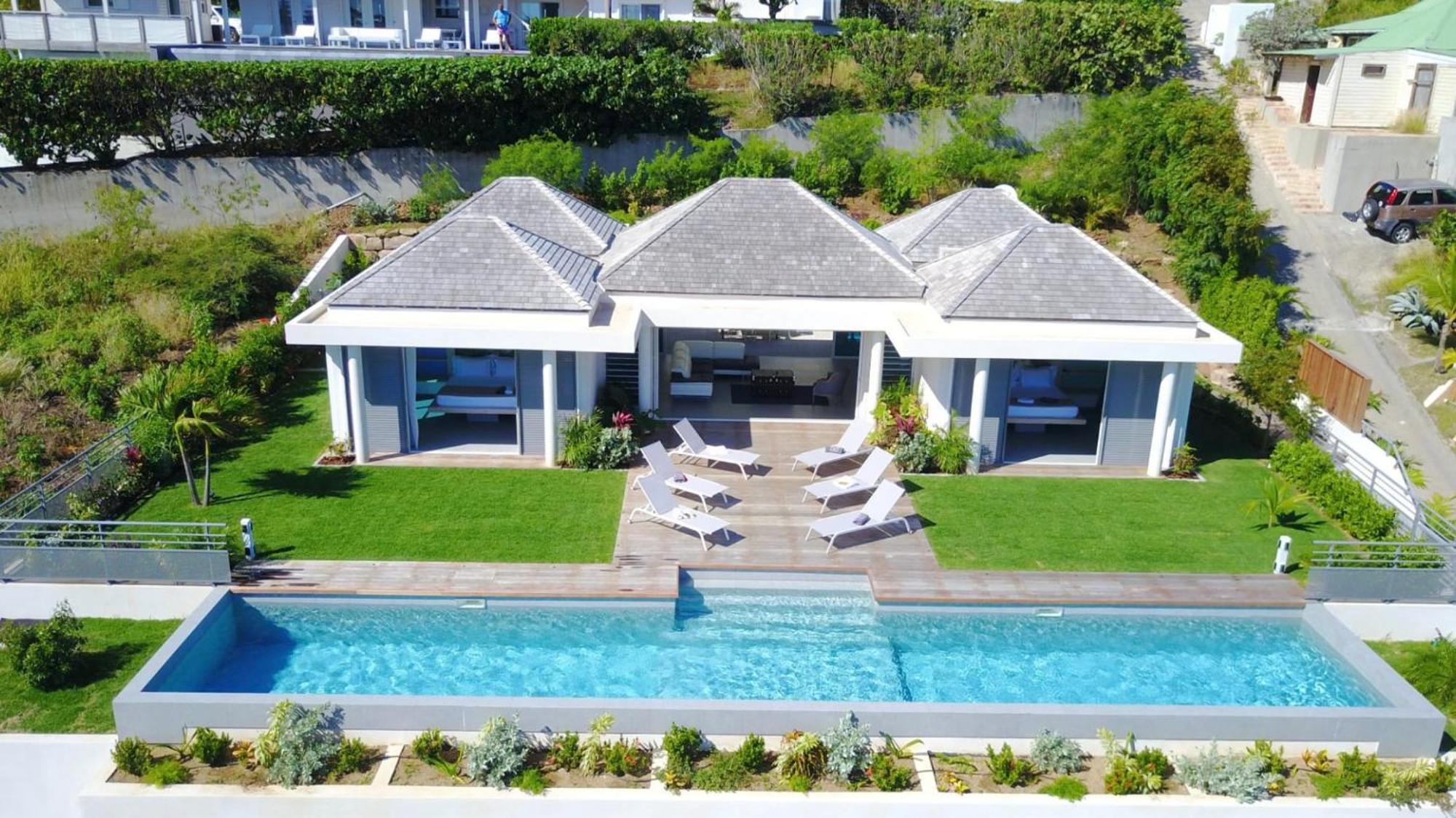Charming Villa With Outstanding View Marigot Exterior foto
