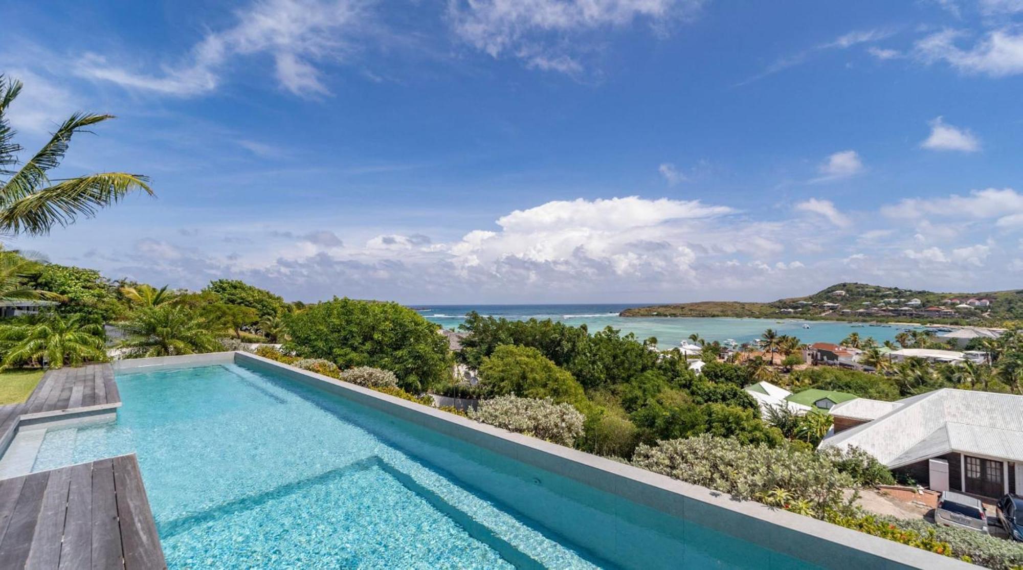 Charming Villa With Outstanding View Marigot Exterior foto