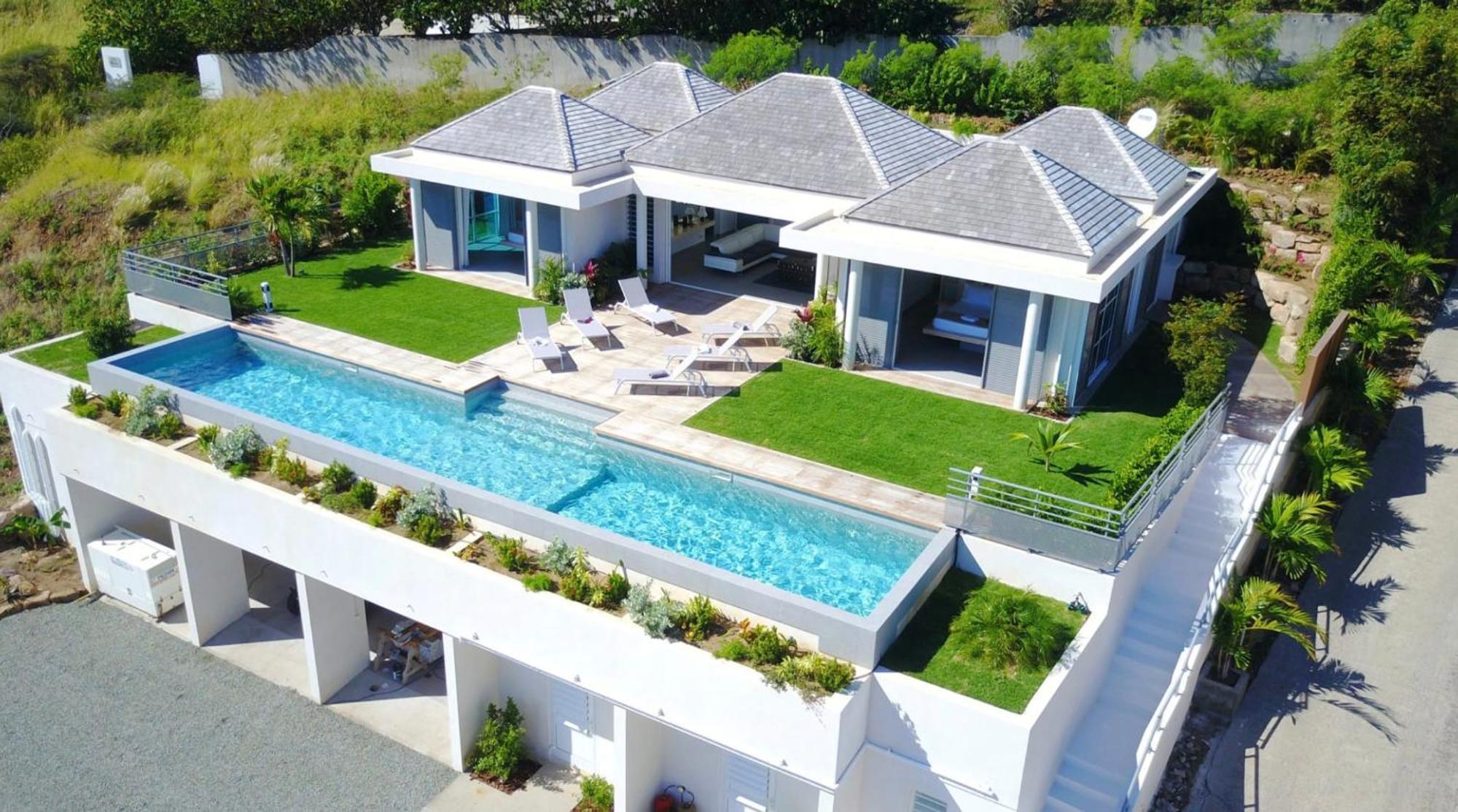 Charming Villa With Outstanding View Marigot Exterior foto